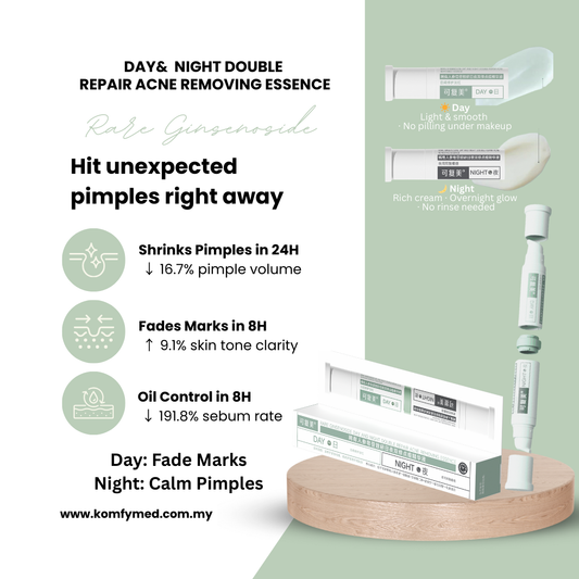 Rare Ginsenoside Day And Night Double Repair Acne Removing Essence